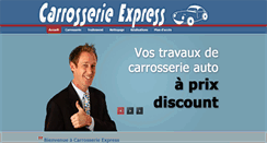 Desktop Screenshot of carrosserie-express.fr
